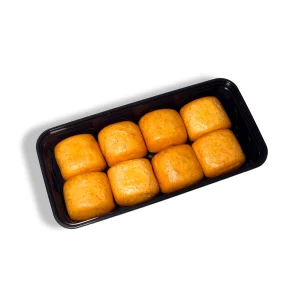 傳統燕麥饅頭伴烤椰絲煉奶 (8件)