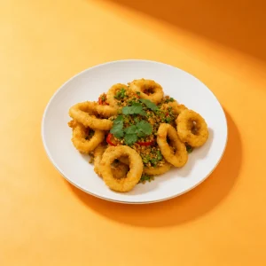 港式大排檔椒鹽酥炸魷魚圈 (12件)