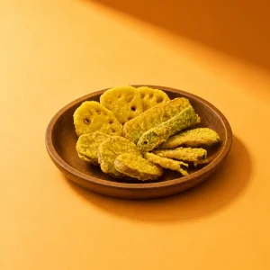 日式野菜天婦羅盛合 (茄子,地瓜,南瓜,蓮藕) (各3件)